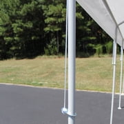 King Canopy True 10' x 20' Universal Canopy, 1 3/8-Inch Steel Frame, 8 Leg, White