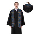 thumbnail image 4 of Haiem Funny Steam Train Pattern Graduation Stole 2024 | Premium Satin Sash for Graduation Ceremony, 4 of 7