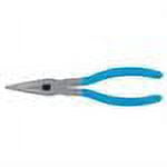 Channellock 317 8-Inch Long Nose Plier with Side Cutter | Needle Nose Pliers with Knife and Anvil - Style Side Cutter | Crosshatch Jaw Forged from High Carbon Steel for Maximum Grip on Material