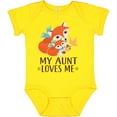 thumbnail image 3 of Inktastic Aunt Loves Me Woodland Fox Boys or Girls Baby Bodysuit, 3 of 5