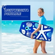 Demifill Boards for Beach, 41 Inch Lightweight Super Portable Surfing Bodyboard-L, Superior Buoyancy EPS Core & HDPE Slick Bottom, Surfboard for Kids Teens Adults Surfing, Blue