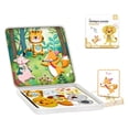 thumbnail image 1 of Rompecabezas de plástico, de tarjetas de juguete, simulado con magnéticas para niños , aprendizaje de cumpleañ inteligentes Animales inteligentes, 1 of 9