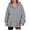 Gray-05, variant on DISKEBUISS Women's Henley Button Pullover Hoodie Raglan Long Sleeve Fleece Sweatshirt with Pockets Casual Fall Winter Tops