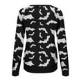 thumbnail image 4 of Enjoytime Women's Halloween Sweatshirts Trendy Printed Long Sleeve Pullover Tops Gothic Fall Plus Size Clothes 2025, 4 of 5
