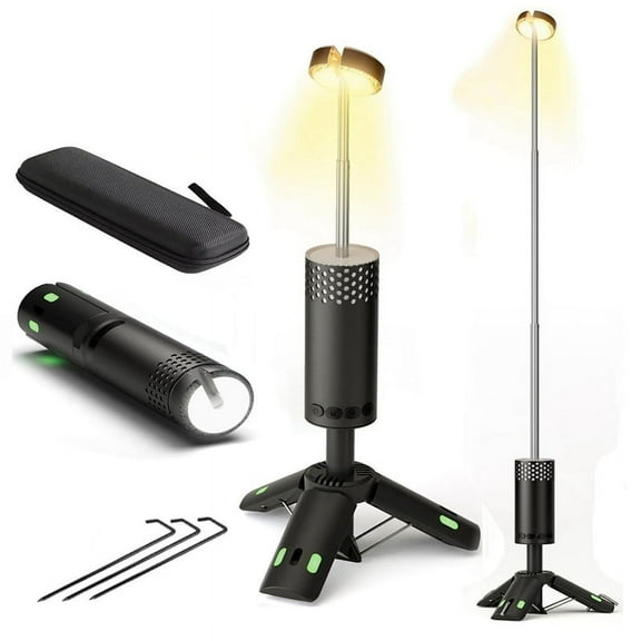 Outdoor Telescopic Camping Light 10000mAh Portable LED Work Magnet Tripod Base Tent Telescoping Lantern