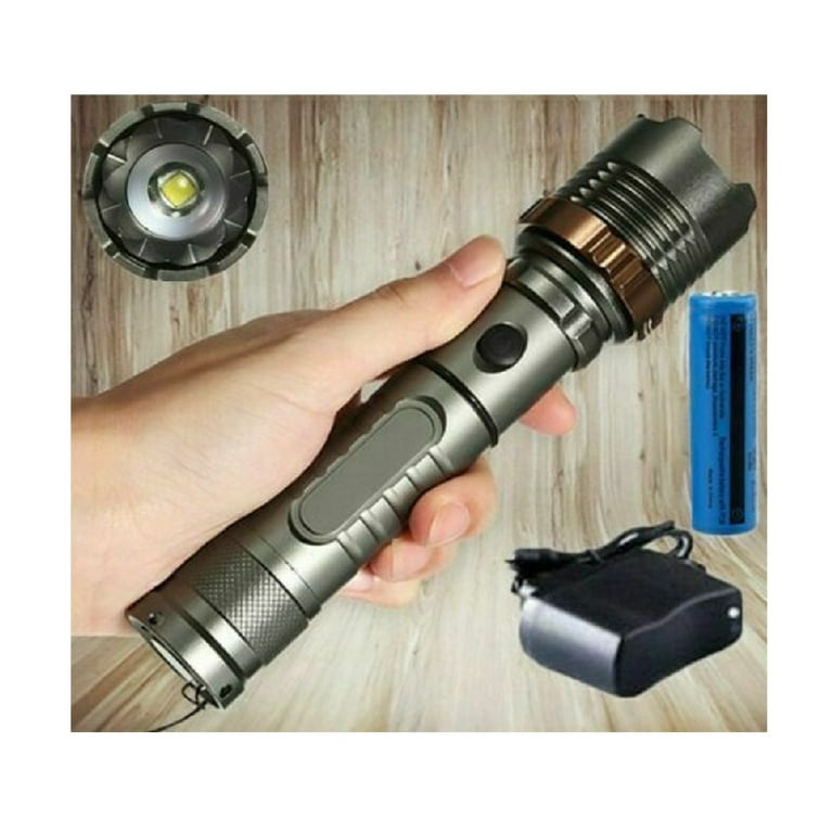 990000LM Rechargeable LED High Power Flashlight Torch Lights Lamp & Battery  Z