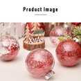 thumbnail image 4 of Pretty Comy 30PCS Christmas Balls Ornaments,60MM Painted Shatterproof Festive Wedding Hanging Ornaments Christmas Tree Decoration, 4 of 6