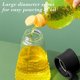 thumbnail image 5 of Botella dispensadora de aceite de oliva, recipiente de vidrio a prueba de fugas para aceite con mango antideslizante, tapa y tapón automáticos, botella dispensadora de aceite para cocina, 630, 5 of 8