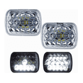 thumbnail image 4 of Set 2 Faros Bloosom  Unidad Cuadrada Rectangular 15 Leds 5x7 Alta/baja F5, 4 of 4