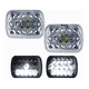 thumbnail image 4 of Set 2 Faros Bloosom  Unidad Cuadrada Rectangular 15 Leds 5x7 Alta/baja F5, 4 of 4