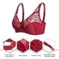 Pretty Comy 3 Pack Women's Full Figure Underwire Minimizer Support Bra