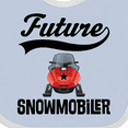 thumbnail image 4 of Inktastic Snowmobiling Future Snowmobiler Boys or Girls Baby Bib, 4 of 4