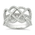 thumbnail image 2 of Ring Ceremony Double Infinity 2 In 1 CZ Ring, 2 of 4