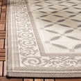 thumbnail image 4 of Safavieh Courtyard Cohen Bordered Indoor/Outdoor Area Rug, Beige/Dark Beige, 9' x 12', 4 of 9