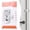 Silver|3 Inch, variant on QAQuu Door Locks Hasp Latch, 5 Inch Stainless Steel Safety Padlock Clasp Hasp Lock Latch with Screws, Extra Thick Hinge Lock for Gate Cabinet Closet Shed Fence Barn, Brushed Finish, Silver