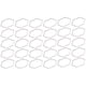 thumbnail image 2 of 30 piezas de moldes para colgantes huecos de bisel abierto de acero inoxidable con marco de resina hueca en forma de hexágono para bricolaje Hexagonal L, 2 of 14