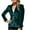 Green, variant on Pyhlmscde Women Velvet Jacket V Neck Slim Fit Slit Long Sleeves Coat Retro Casual Suit, casual chic outfits for women, womens blazers dressy casual, jackets for women
