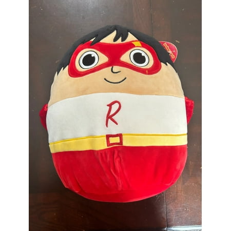 Squishmallow Kellytoy 12" Ryans Ryan Ryan's World Red Titan Super Soft Plush Toy Pillow Pal Pillow Buddy