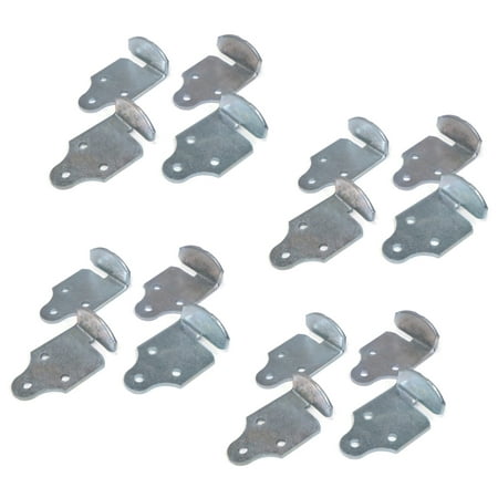 

The ROP Shop | 4 Corner Sets Stake Rack Corner Connector Brackets for Utility Trailers Bulkhead