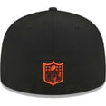 thumbnail image 4 of Men's New Era Black Cincinnati Bengals  Main 59FIFTY Fitted Hat, 4 of 6