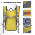 thumbnail image 6 of LAIMEIWEE Small Hiking Backpack, 13L Lightweight Foldable Travel Backpack for Men Women, Packable Daypack Hiking Bag for Camping Walking,Yellow, 6 of 8