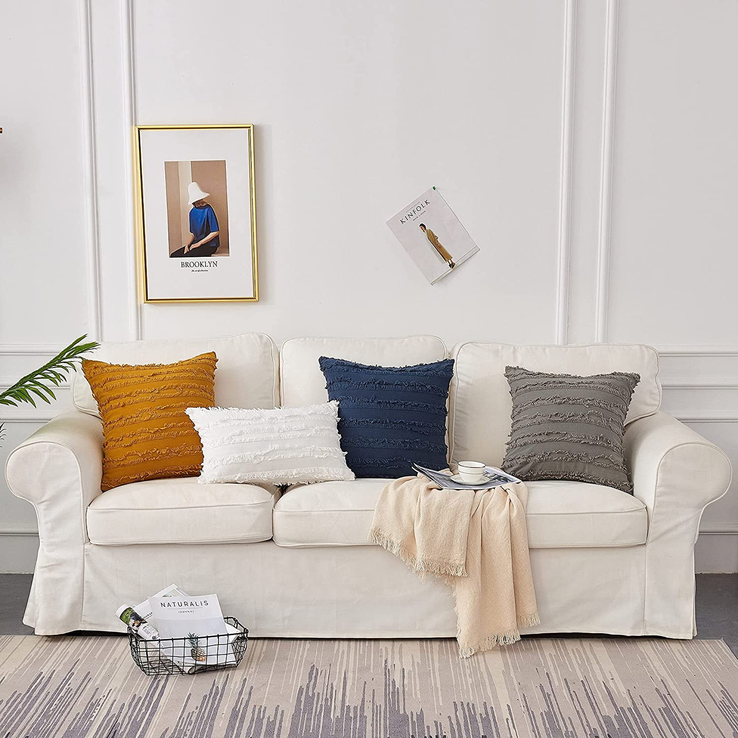 White throw pillows covers hotsell