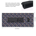 thumbnail image 2 of Hirioo Boho Style Sunflowers Design for Mouse Pad ,Anti-Slip Base, Durable Stitched Edges, Perfect for Gaming, Office, and Home Use,16x35.5in, 2 of 9