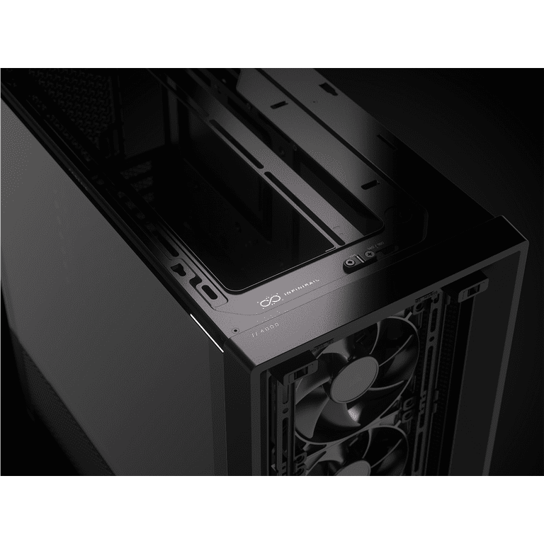 CORSAIR FRAME 4000D Performance ブラック 4000D AIRFLOW Tempered Glass Mid-Tower ATX Case — Black