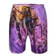 thumbnail image 3 of Logiee Closeup Honeybee on Flower Print Mens Swim Trunks Quick Dry Board Shorts,Breathable Hawaii Beach Shorts Swimwear Bathing Suits-3X-Large, 3 of 6