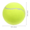 thumbnail image 2 of SEWACC 1Set Large Inflatable Tennis Ball Rubber Yellow for Sports, 2 of 5