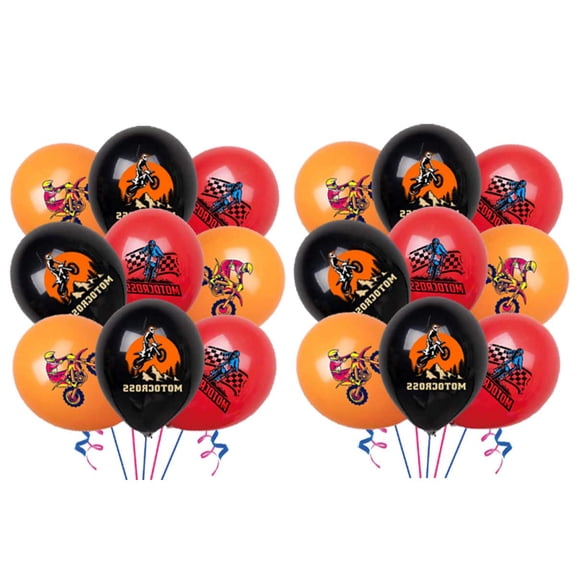 Dirty Motocross Balloons Party Supplies Birthday Favors Decorations Decor Kit Latex