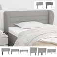 thumbnail image 2 of vidaXL Headboard with Ears Dark Gray 79.9"x9.1"x46.5"/50.4" Fabric, 2 of 35