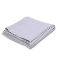thumbnail image 2 of LinenMe Stone Washed Flat Sheet, 66" x 102", Silver, 2 of 10