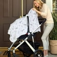 thumbnail image 5 of Breathable Muslin Cotton Carseat Canopy, Lightweight Carseat Cover, Stroller Cover, 5 of 5