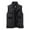 Black, variant on IROINNID Men's Turtleneck Sleeveless Solid Color Leisure Thin Sport Multi-bag Quick-drying Vest Mountaineering Tooling Outdoor Vest Jackets