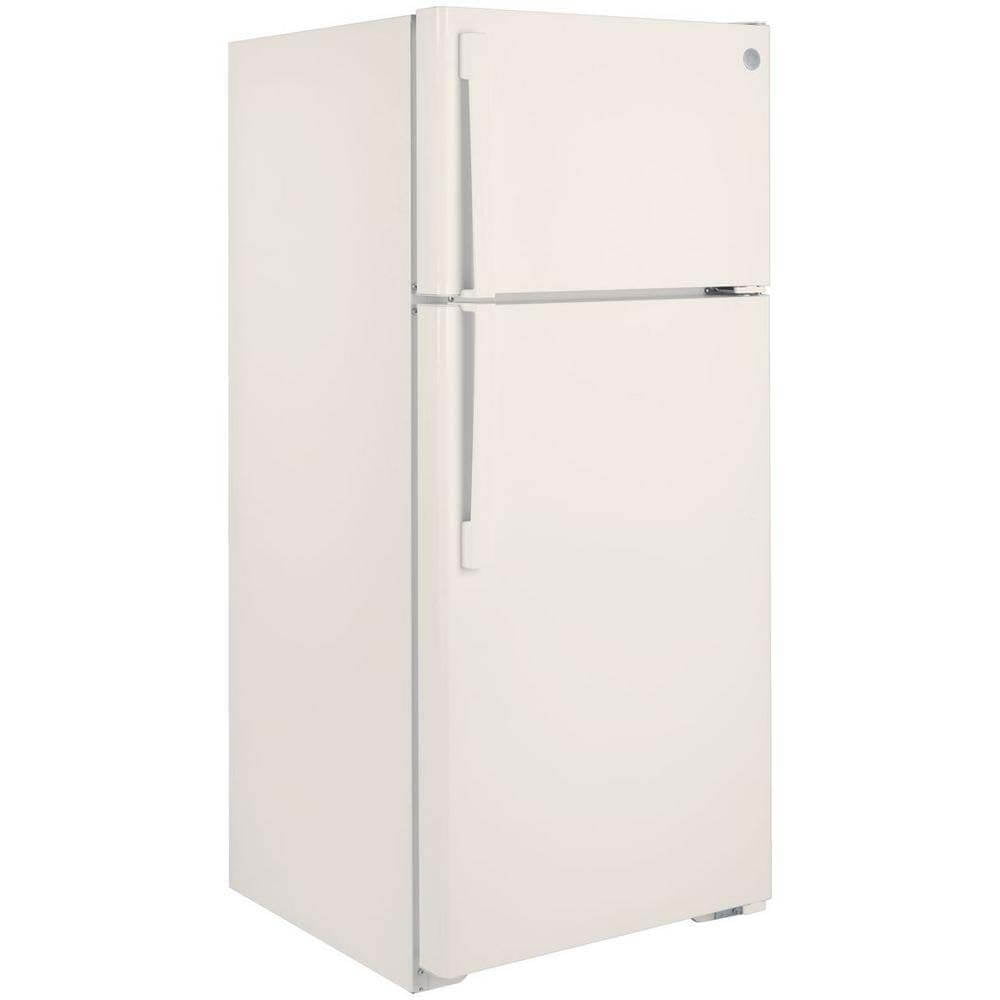 GE - GTE17DTNRWW - GE® ENERGY STAR® 16.6 Cu. Ft. Top-Freezer