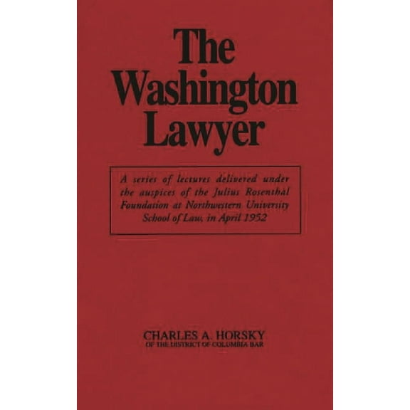 The Washington Lawyer, (Hardcover)