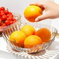thumbnail image 4 of Gnmfd Clear Plastic Fruit Bowl Lightweight Modern Serving Bowl for Kitchen Dining Snacks Decorative Display Home Party Tableware Dessert Serving, 4 of 6