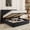 Black, variant on SHA CERLIN King Size Lift Up Storage Bed Frame, Vertical Channel Tufted Headboard with Wingback, Hydraulic Underneath Storage Space, Velvet Upholstered Platform Bed, Black
