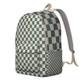 thumbnail image 2 of Traditional Buffalo Check Backpack, Made with Water-Resistant Oxford, Ideal for Books and Essentials, 2 of 5