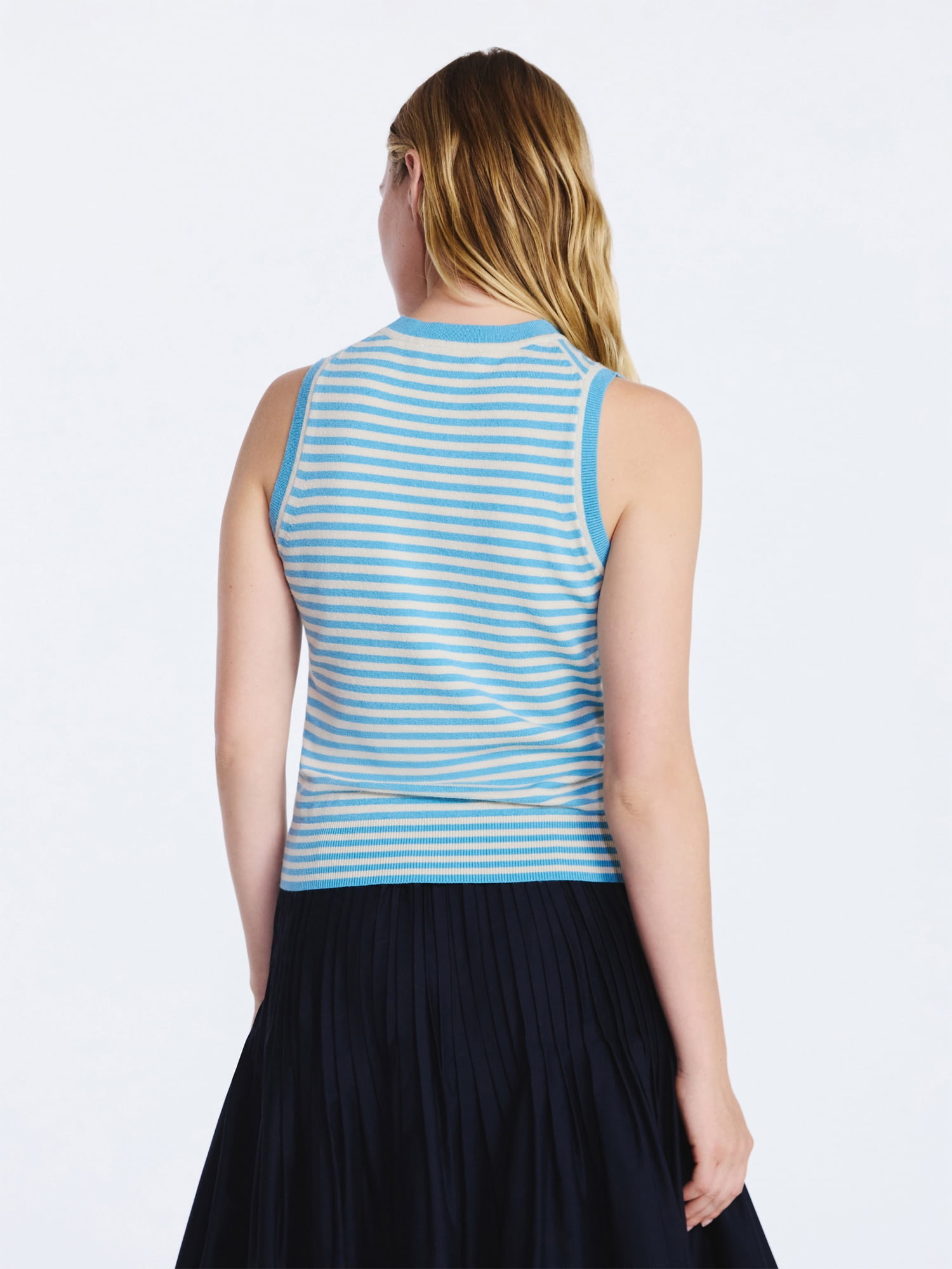 Free Assembly Women's Cozy Yarn Sleeveless Sweater Shell, Lightweight, Sizes XS-XXL