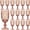 Rose Gold, variant on 24 Pcs Plastic Goblets 7.5oz Vintage Goblet Plastic Wine Glasses Colored Retro Embossed Water Goblets for Wine Bar Juice Baby Shower Wedding Reception Grand Event Party (Royal Blue)