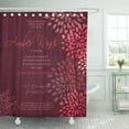 thumbnail image 1 of Cortina de Ducha ABPHQTO Madre Saludo Floral abstracto en Elegancia Retro Flores Rosas 150x180 cm, 1 of 1