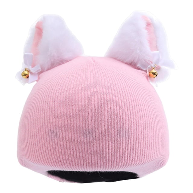 Bonita funda para casco de esquí para deportes de invierno, elástica y decorativa. Rosa