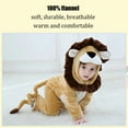 thumbnail image 4 of Baby Lion Costumes Unisex Toddler Onesie Halloween Dress Up Romper, 12-18 Months, 4 of 7