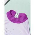 thumbnail image 4 of Miutii Girls Figure Ice Skating Dress Ballet Dance Gymnastic Tutu Skirted Leotard Shiny Rhinestone Ballerina Costume Purple 6, 4 of 7
