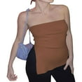 thumbnail image 1 of Femmes Sexy Bustier Tube Top Été Sans Manches Fendue Bandeau Y2k Slim Fit Réservoir Bustier Top, 1 of 6