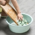 thumbnail image 2 of 2pcs Wash Board Scrub Board Bamboo Old Fashioned Washboard Laundry Cleaning Board, 2 of 9