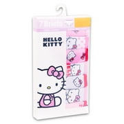 Hello Kitty Girls Cotton Brief Character Underwear, 7-Pack, Size 4-8