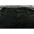 thumbnail image 5 of RAW X Mens RawX Slim Fit Moto Detail Stretch Jeans, Jet Black, 46X32, 5 of 9
